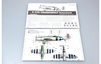 Сборная модель Американский тяжелый истребитель Republic P-47D Thunderbolt "Razorback"