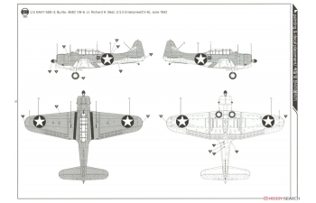 Сборная модель USN SBD-3 The Battle of Midway 80th Anniversary