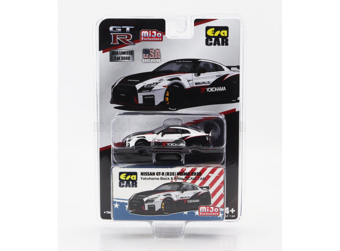 NISSAN Gt-r (r35) N0 Yokohama Racing (2020), White Black