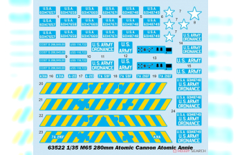 Сборная модель 280-мм атомная пушка М65 "Атомная Энни"
