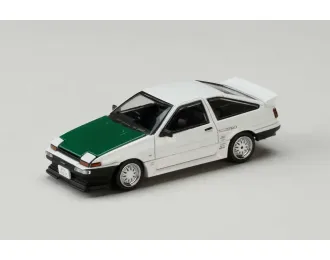 TOYOTA Sprinter Trueno (AE86) Dori Dori mesh wheel, white/green