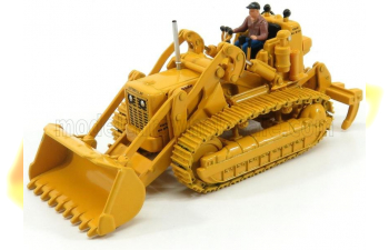 CATERPILLAR Set 2x Cat963k + Cat977d Ruspa Cingolata - Tractor Traxcavator Track Loader, Yellow Black