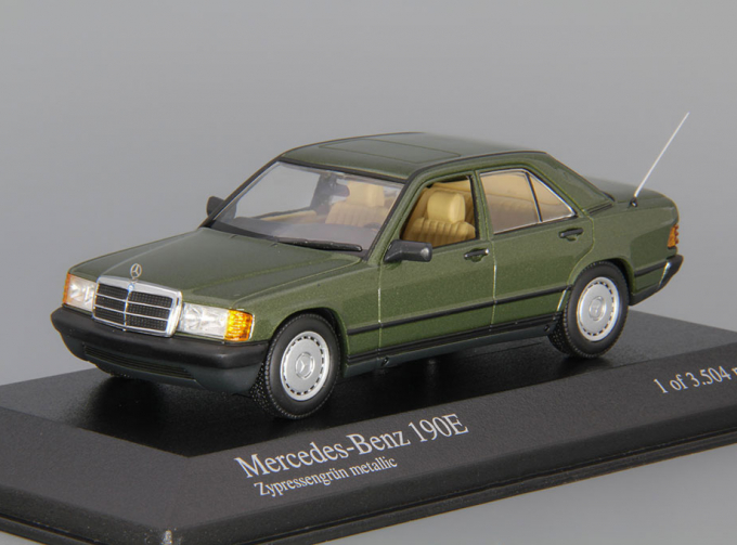 MERCEDES-BENZ 190E W201 (1984), green metallic