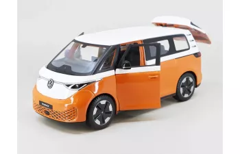 VOLKSWAGEN ID. Buzz (2023), оранжевый с белым