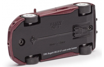 BUGATTI EB110 GT 1995 (LHD), бордовый