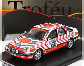 FORD Sierra Xr4x4 (night Version) N136 Rally Rac Lombard (1987) K.ridley - G.bradford, White Red