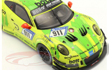 PORSCHE 911 (991) GT3 R №911 Grello 24h Nuerburgring Kevin Estre, Romain Dumas, Laurens Vanthoor, Earl Bamber (2018)