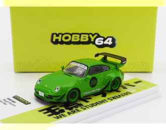 PORSCHE 911 993 Gt2 Coupe №0 Racing (1996), Green