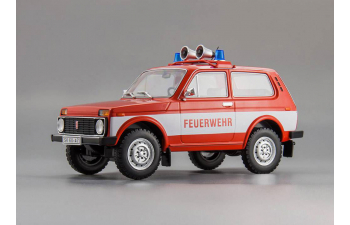 LADA NIVA 1600 4X4 "FEUERWEHR" (1985), red / white