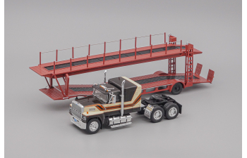 FORD 9000 LTL Car Transporter (1979), black / dark red