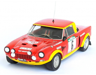 FIAT 124 Abarth (night Version) №6 Rally Portugal (1975) Alcide Paganelli - Nini Russo, Red Yellow