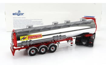 RENAULT T460 Tanker Truck Ministere De L'interieur Securite Civile Sapeurs Pompiers (2021), Red Yellow Chrome