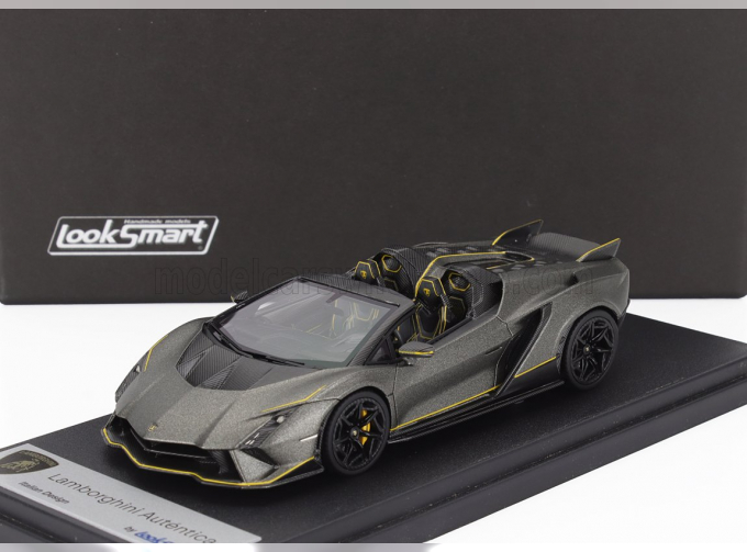 LAMBORGHINI Autentica Spider (2024), Grigio Titans - Matt Grey Yellow