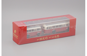 Автобус SKODA 706 RO Beijing Bus, red / beige