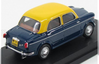 FIAT 1100tv Taxi Mumbai India (1956), Blue Yellow