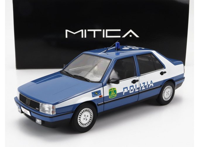 FIAT Croma Cht Polizia (1987) Police, Light Blue White