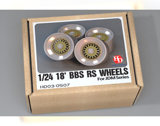 Набор для доработки - Диски 18' BBS RS Wheels для моделей Jdm Series (Resin+Metal Wheels+Decals)
