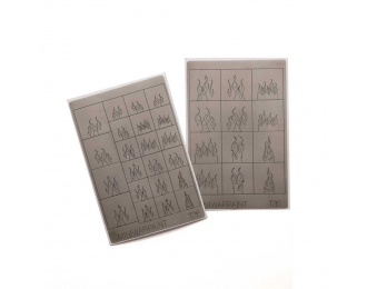 Маска окрасочная пламя №2 размер М