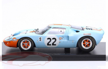 FORD GT40 "Gulf" №22 Winner 12h Sebring Jacky Ickx, Jackie Oliver (1969)