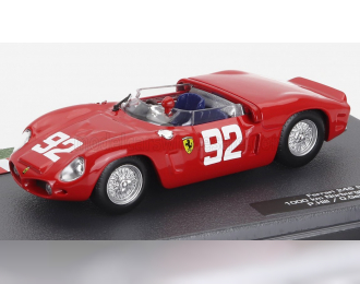 FERRARI Dino 246sp Spider №92 Winner 1000km Nurburgring (1962) Phil Hill - Olivier Gendebien, Red