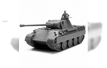 Сборная модель Немецкий танкк Panther Ausf. D с фигурой командира