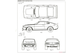 Сборная модель Toyota Celica LB 2000GT