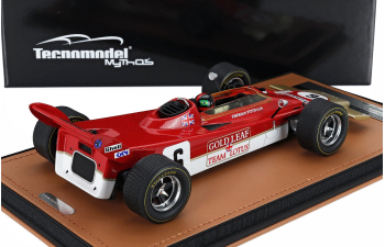 LOTUS F1 56b N 6 Race Of Champion (with Pilot Figure) (1971) Emerson Fittipaldi, Red White Gold