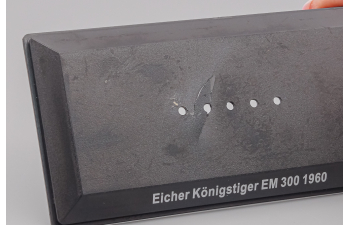 (Уценка!) EICHER Konigstiger Em300 Tractor 1960 - Con Vetrina - With Showcase, light blue