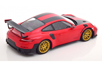 PORSCHE 911 (991/2) GT2 RS Weissach Package (2018), rot/schwarz