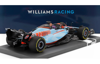 WILLIAMS F1 Fw45 Team Williams Racing Gulf №23 Singapore Gp (2023) Alexander Albon, Light Blue