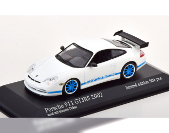 PORSCHE 911 (996) GT3 RS (2002), white blue