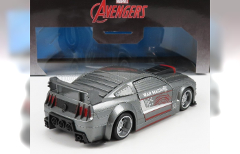 FORD Mustang Coupe 2006 With War Machine Figure, Grey