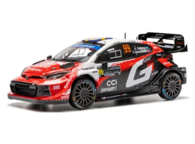 TOYOTA Yaris GR WRC RALLY1 Hybrid Team Toyota Gazoo Racing WRT №99 Winner Rally Monte Carlo Solberg/Edmondson (2026) 