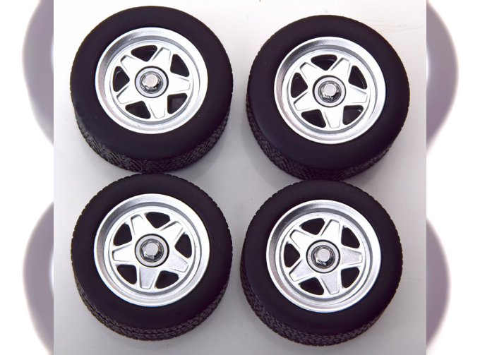 FERRARI Testarossa tyres and rims-set, silver grey