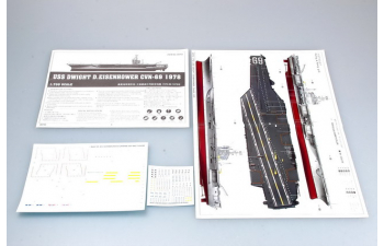 Сборная модель Американский авианосец USS Dwight D.Eisenhower CVN-69 (1978г.)