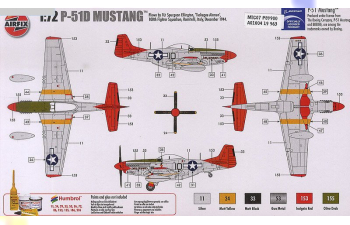 Сборная модель Самолет Curtiss Hawk 81-A-2