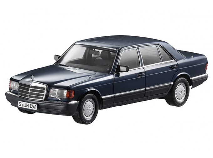 MERCEDES-BENZ 560SEL W126 Facelift (1985-1991), blue-gray