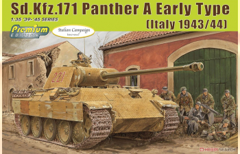 Сборная модель Sd.Kfz.171 PANTHER A EARLY PRODUCTION, ITALY 1943/44 (PREMIUM)