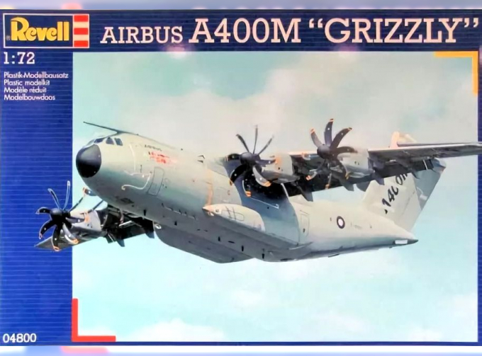 Сборная модель Военно-транспортный самолет Airbus A400M "Grizzly"