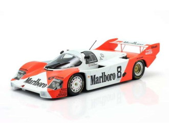 PORSCHE 956 KH #8 2nd 1000km Silverstone Wollek/Johansson (1983) , white/red 