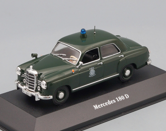 MERCEDES-BENZ 180 D Polizei, Police Cars Collection 2, dark green