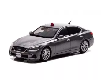 NISSAN Skyline GT (V37) 2022 Police Vehicle, gray metallic