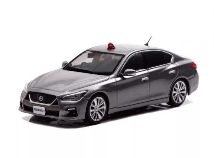 NISSAN Skyline GT (V37) 2022 Police Vehicle, gray metallic