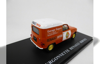 RENAULT 4 Fourgonnette Renault Service фургон оранжевый с белым