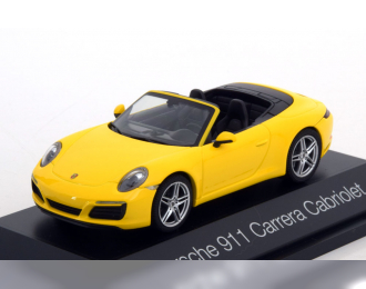 PORSCHE 911 991-2 Carrera Cabriolet (2016), yellow