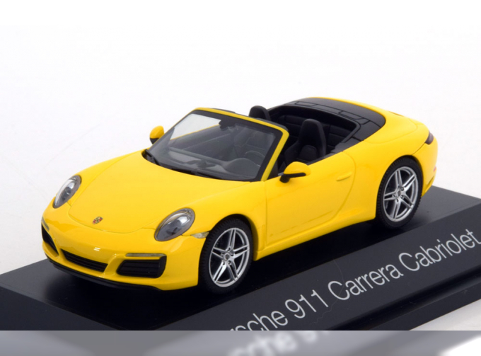 PORSCHE 911 991-2 Carrera Cabriolet (2016), yellow