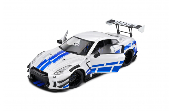 NISSAN GT-R R35 LBWK Body Kit Type 2 0 (2024), white / blue