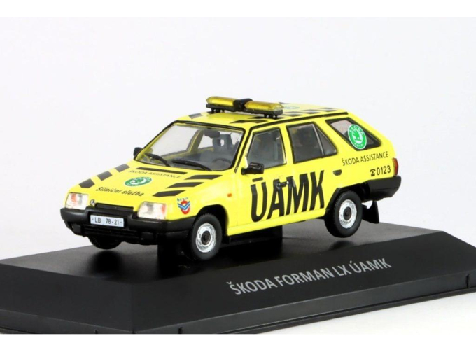 SKODA Forman 135 LX ÚAMK (1990), yellow