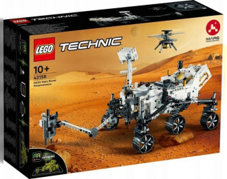 ROVER Lego Technic - Nasa Mars Rover Perseverance - 1132 Pezzi - 1132 Pieces, White Black