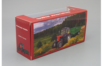 Коробка для моделей Трактор-МТЗ с прицепом (180х60х90) 